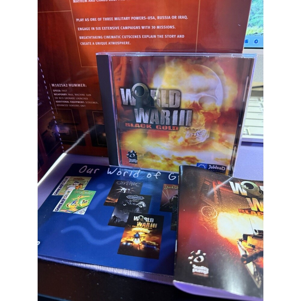 World War III : Black Gold Big Box PC Complete CIB JoWooD Windows 2001 - Picture 5 of 11